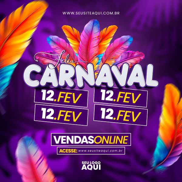 Carnaval | Carnival | Festa | Psd Editável