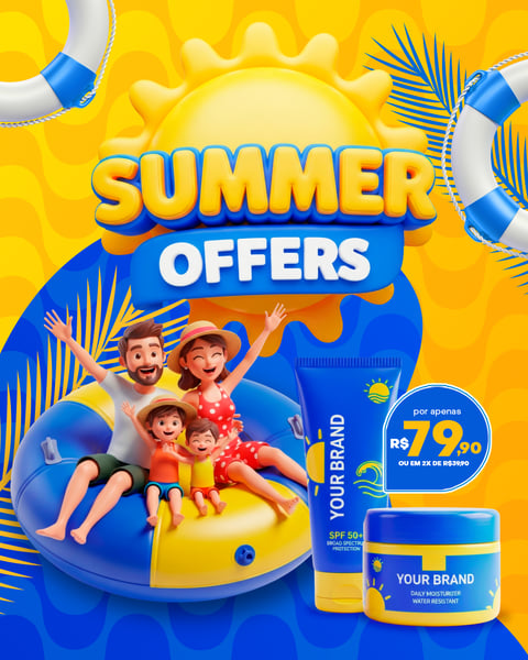 OFERTAS DE VERÃO 2026 SOCIAL MEDIA MODELO 10