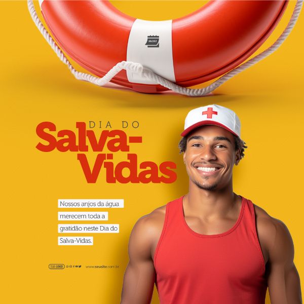 SOCIAL MEDIA - DIA DO SALVA-VIDAS - NOSSOS ANJOS DA ÁGUA