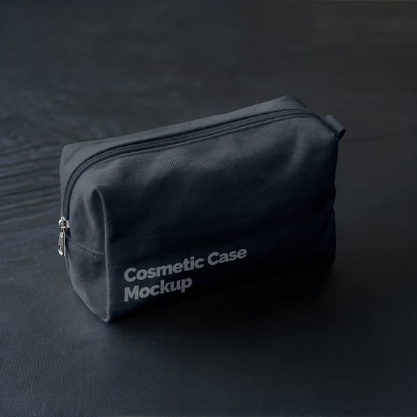 BOLSINHA DE COSMÉTICO PSD EDITÁVEL MOCKUP