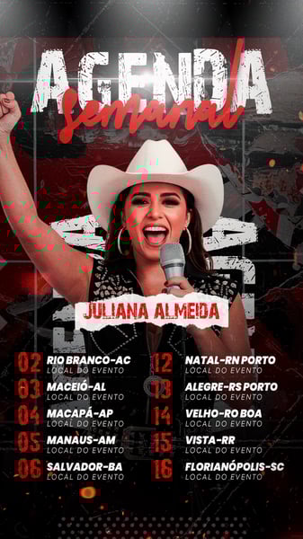 AGENDA DE SHOW