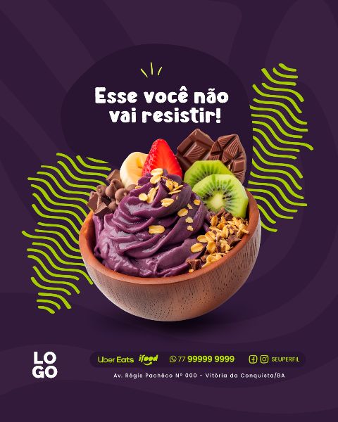 SOCIAL MEDIA -  AÇAÍ - AÇAITERIA