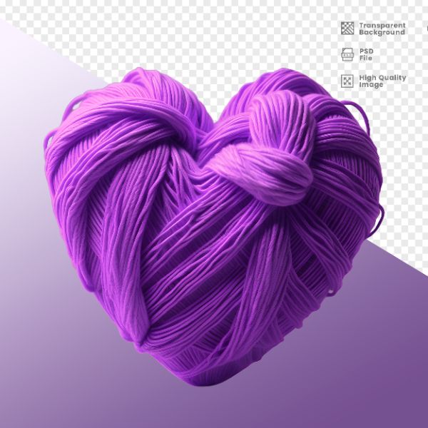 CORAÇÃO DE LÃ - ELEMENTO PARA COMPOSIÇÃO