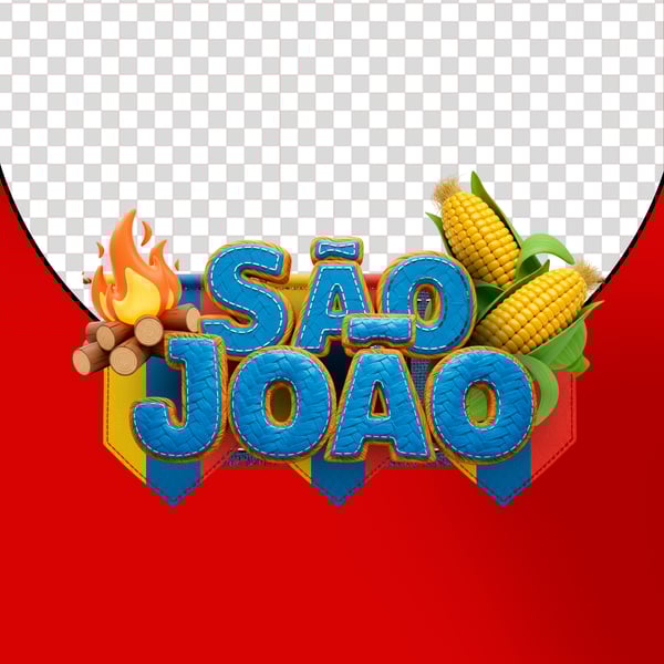 SELO 3D - FESTA JUNINA, SÃO JOÃO, ARRAIA