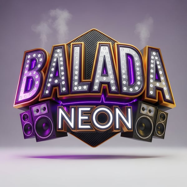 SELO 3D BALADA NEON FUNK REALISTA 08