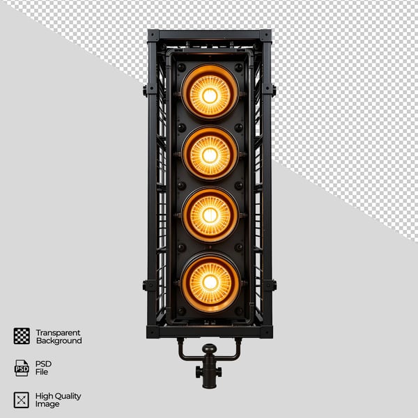 ESTRUTURA COM LUZ REFLETORES 3