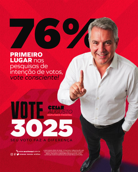 CAMPANHA POLÍTICA DEPUTADO FEDERAL FEED 8