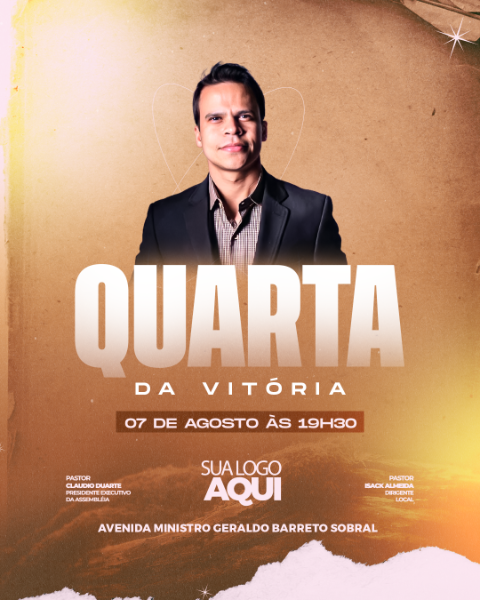 FLYER GOSPEL QUARTA DA VITÓRIA FEED