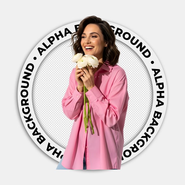 MULHER SEGURANDO UMA FLOR NAS MÃOS PARA O DIA DAS MULHERES 05