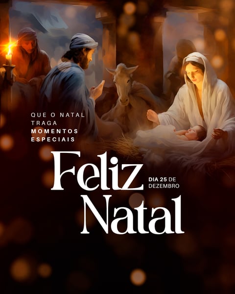 GWB FEED NATAL 25 DE DEZEMBRO SOCIAL MEDIA PSD EDITÁVEL