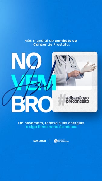 NOVEMBRO AZUL MÊS DA LUTA CONTRA O CÂNCER DE PRÓSTATA 6 ST