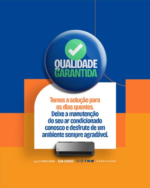 SOCIAL MEDIA - AR CONDICIONADO - TEMOS A SOLUÇÃO PARA OS DIAS QUENTES