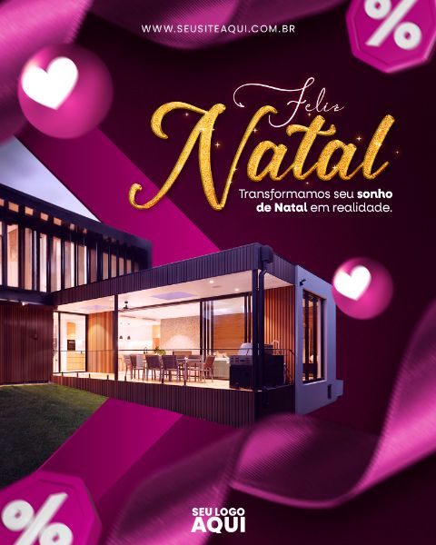 POST FEED | FELIZ NATAL | MERRY CHRISTMAS | PSD EDITÁVEL