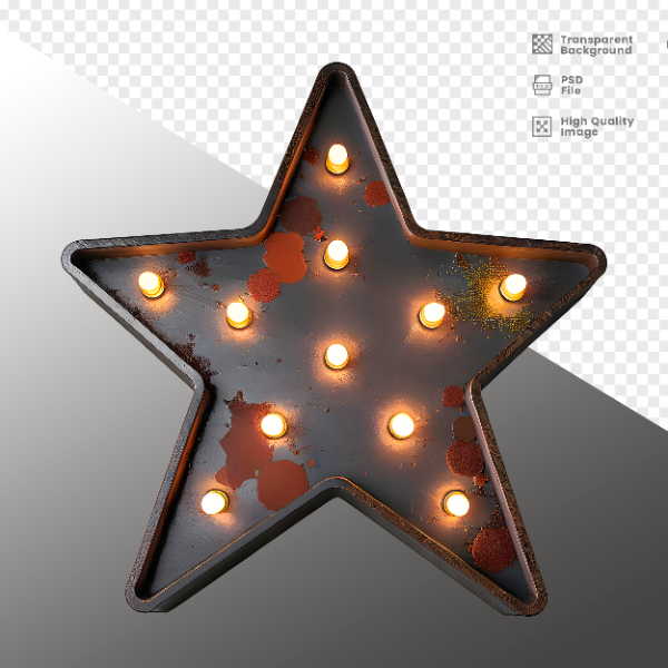 ELEMENTE DE FERRO COM LUZ - ELEMENTO 3D PARA COMPOSIÇÃO - IRON