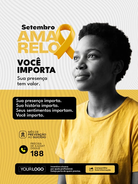 SETEMBRO AMARELO MÊS DE PREVENÇÃO AO SUICÍDIO SOCIAL MEDIA PSD EDITÁVEL 05