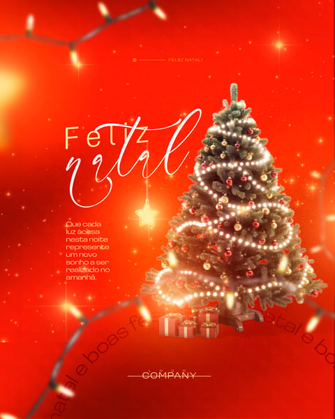 FELIZ NATAL 25 DE DEZEMBRO BOAS FESTAS FLYER SOCIAL MEDIA PSD EDITÁVEL 4