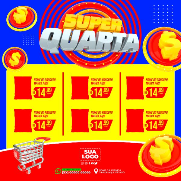 ENCARTE SUPER QUARTA SOCIAL MEDIA