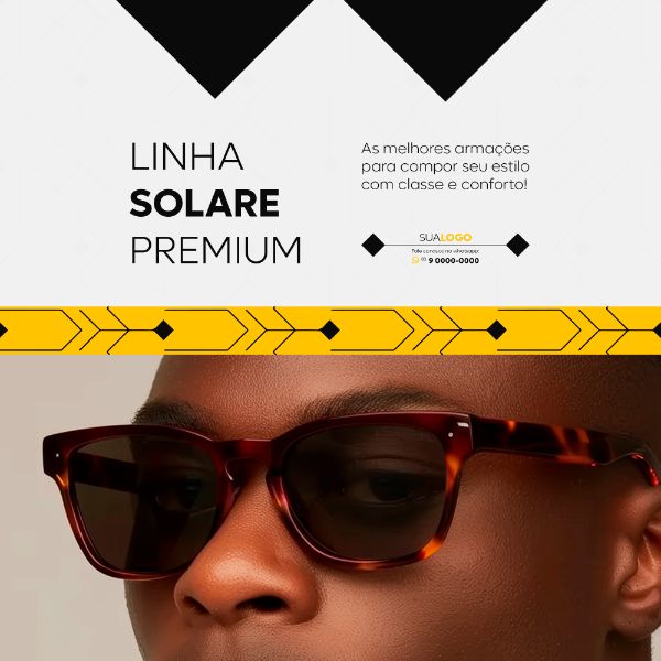 ÓTICA ÓCULOS SOCIAL MEDIA LANÇAMENTO FEED