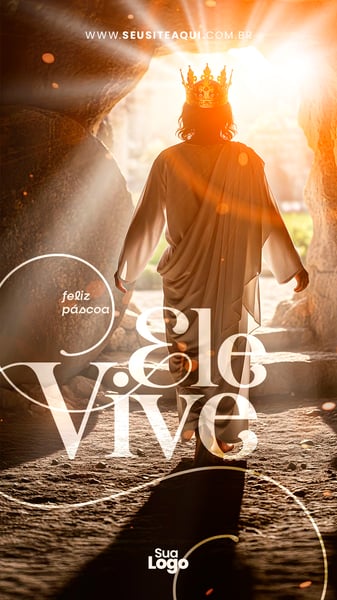 STORY FELIZ PÁSCOA SOCIAL MEDIA PSD EDITÁVEL 04