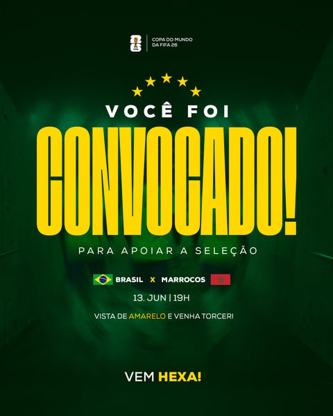 VOCÊ FOI CONVOCADO FEED PSD EDITÁVEL