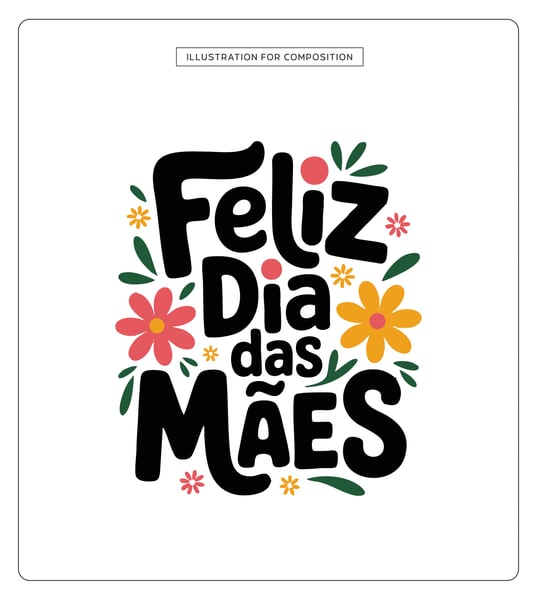 Lettering Dia das Mães