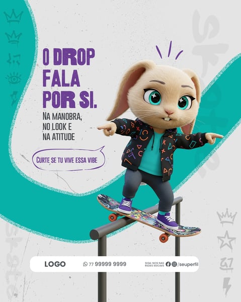 SOCIAL MEDIA LOJA DE SKATE