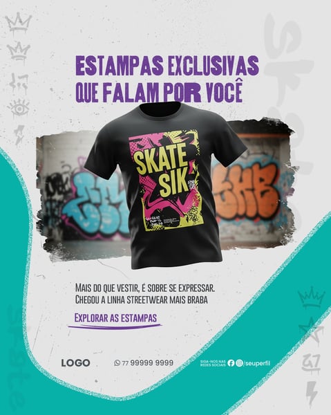 SOCIAL MEDIA LOJA DE SKATE