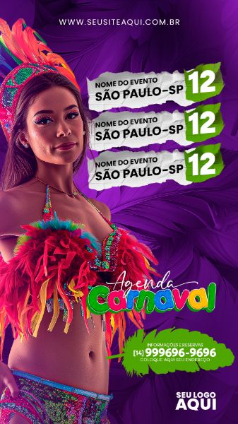 STORY - CARNAVAL | CARNIVAL | FESTA | PSD EDITÁVEL