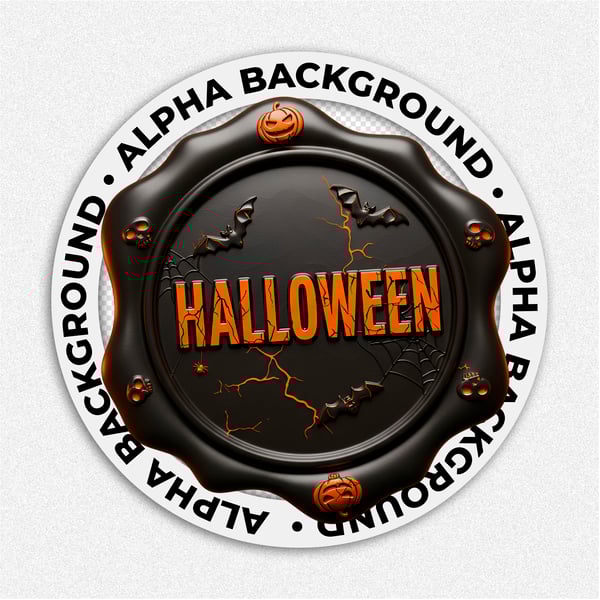 LABEL 3D HALLOWEEN 11