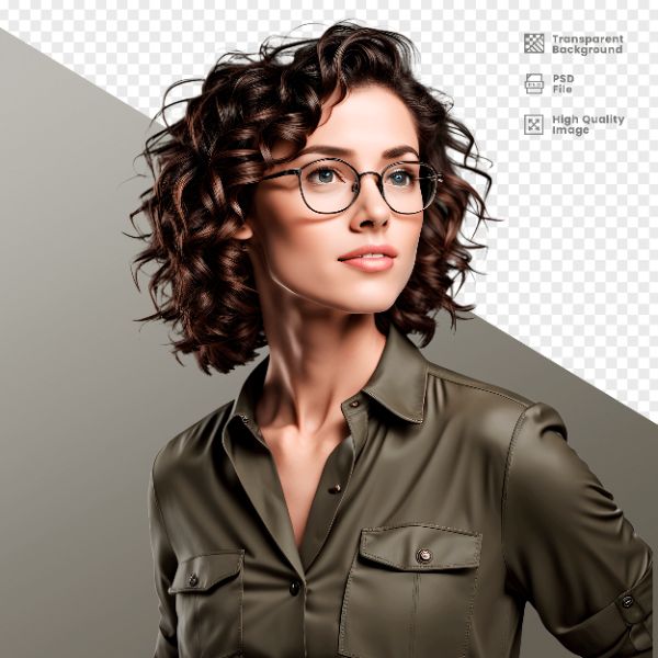 MULHER COM CAMISA VERDE