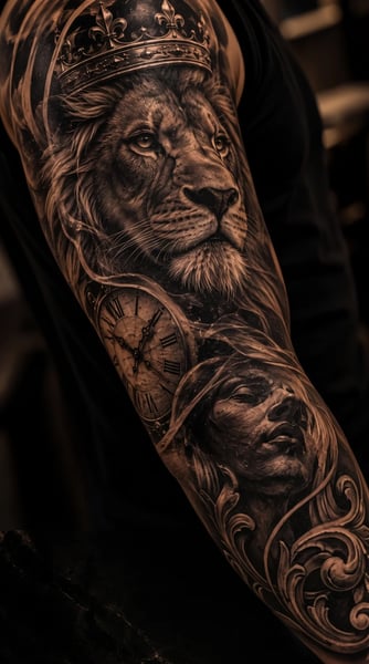 BRAÇO TATUADO