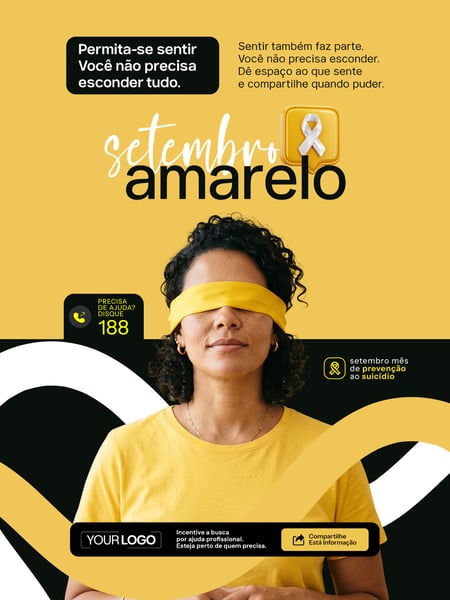 SETEMBRO AMARELO MÊS DE PREVENÇÃO AO SUICÍDIO SOCIAL MEDIA PSD EDITÁVEL 08