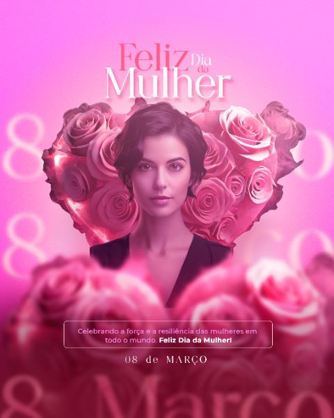 FELIZ DIA DA MULHER 8 DE MARÇO