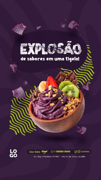 SOCIAL MEDIA -  AÇAÍ - AÇAITERIA