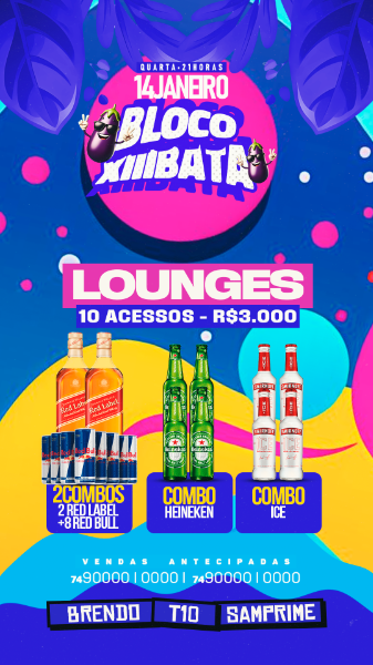 BLOCO XIIIBATA / CAMPANHA DE EVENTO COMPLETA