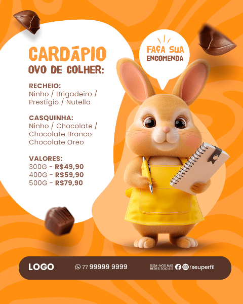 OFERTAS DE PÁSCOA - OVOS DE PÁSCOA