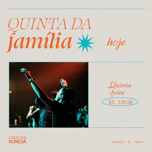 CULTO DA FAMÍLIA QUINTA 2 PSD EDITÁVEL