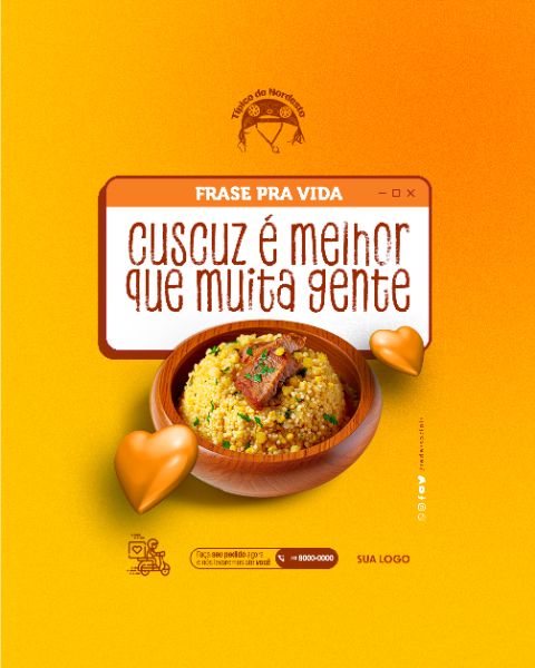 SOCIAL MEDIA - CUSCUZERIA - CUSCUZ É MELHOR QUE MUITA GENTE