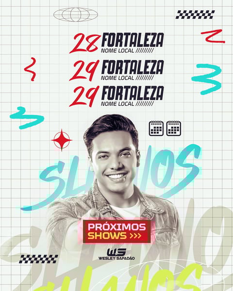 DQB 08 - WESLEY SAFADÃO - AGENDA SEMANAL - FEED