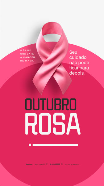OUTUBRO ROSA CAMPANHA SOCIAL MEDIA PSD STORY 6