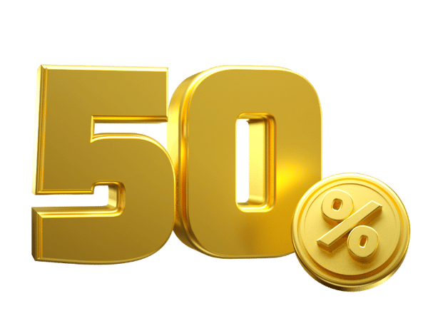 NÚMERO PORCENTAGEM FONTE GOLD 3D