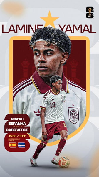 FLYER MATCHDAY YAMAL ESPANHA COPA 2026