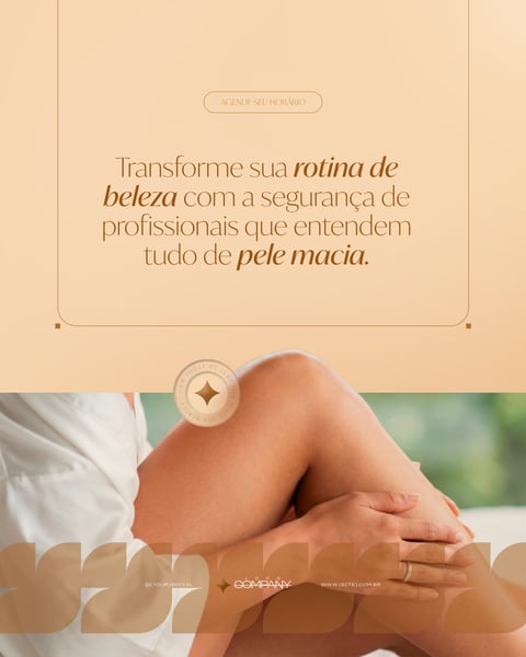 CLÍNICA DE ESTÉTICA DEPILAÇÃO BELEZA AUTOCUIDADO SOCIAL MEDIA PSD EDITÁVEL 6