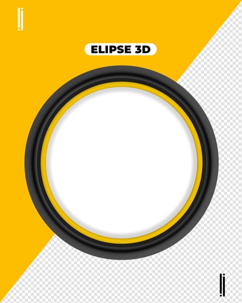 ELIPSE PARA COMPOSIÇÃO 3D