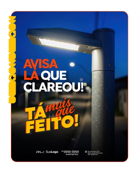 Avisa lá que clareou PREFEITURA MUNICIPAL SOCIAL MEDIA PSD EDITÁVEL