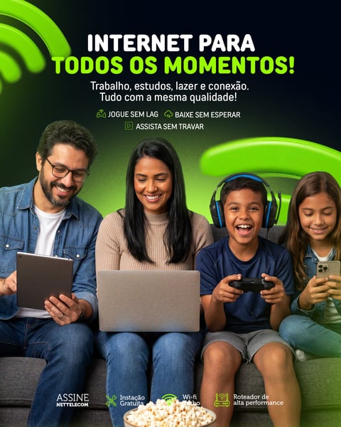 SOCIAL MEDIA PROVEDOR DE INTERNET FEED PSD EDITÁVEL 4