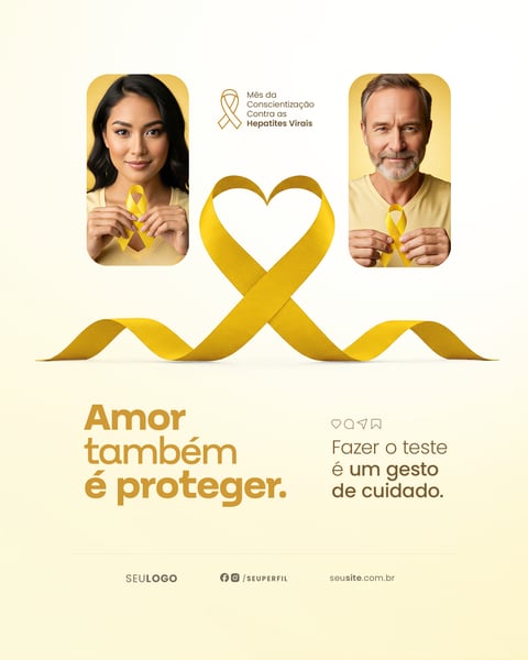 JULHO AMARELO - SOCIAL MEDIA