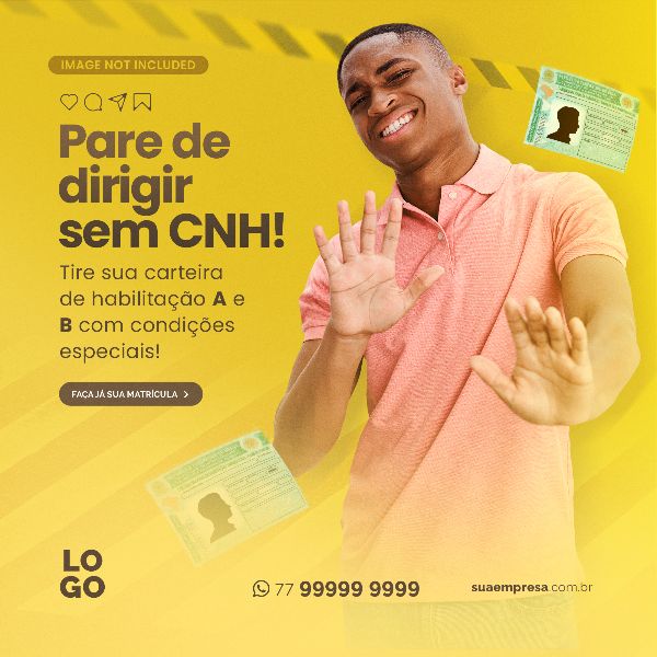 PARE DE DIRIGIR SEM CNH - AUTOESCOLA
