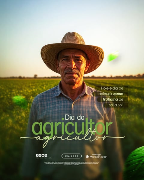 28 DE JULHO - DIA NACIONAL DO AGRICULTOR FLYER SOCIAL MEDIA PSD EDITÁVEL 11