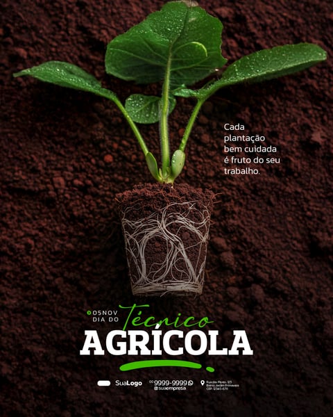 DIA DO TÉCNICO AGRÍCOLA 05 DE NOVEMBRO SOCIAL MEDIA PSD EDITÁVEL 5